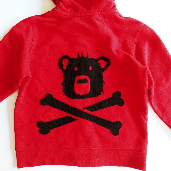 Hatley Woodland Whimsy Bear Zip-Up Hoodie 3T - Picture 4 of 11